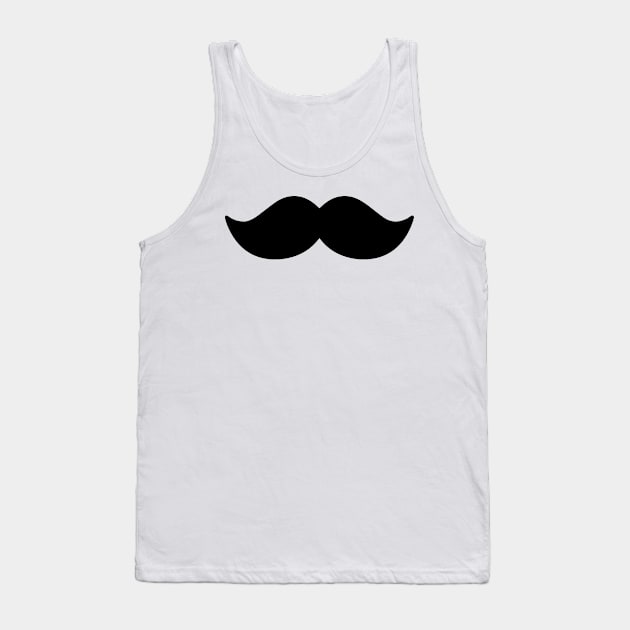 Mustache Tank Top by NVDesigns